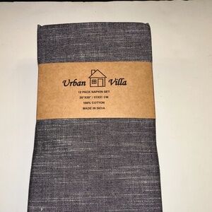 12 Pack Napkin Set X-Large 100% Cotton Brand New